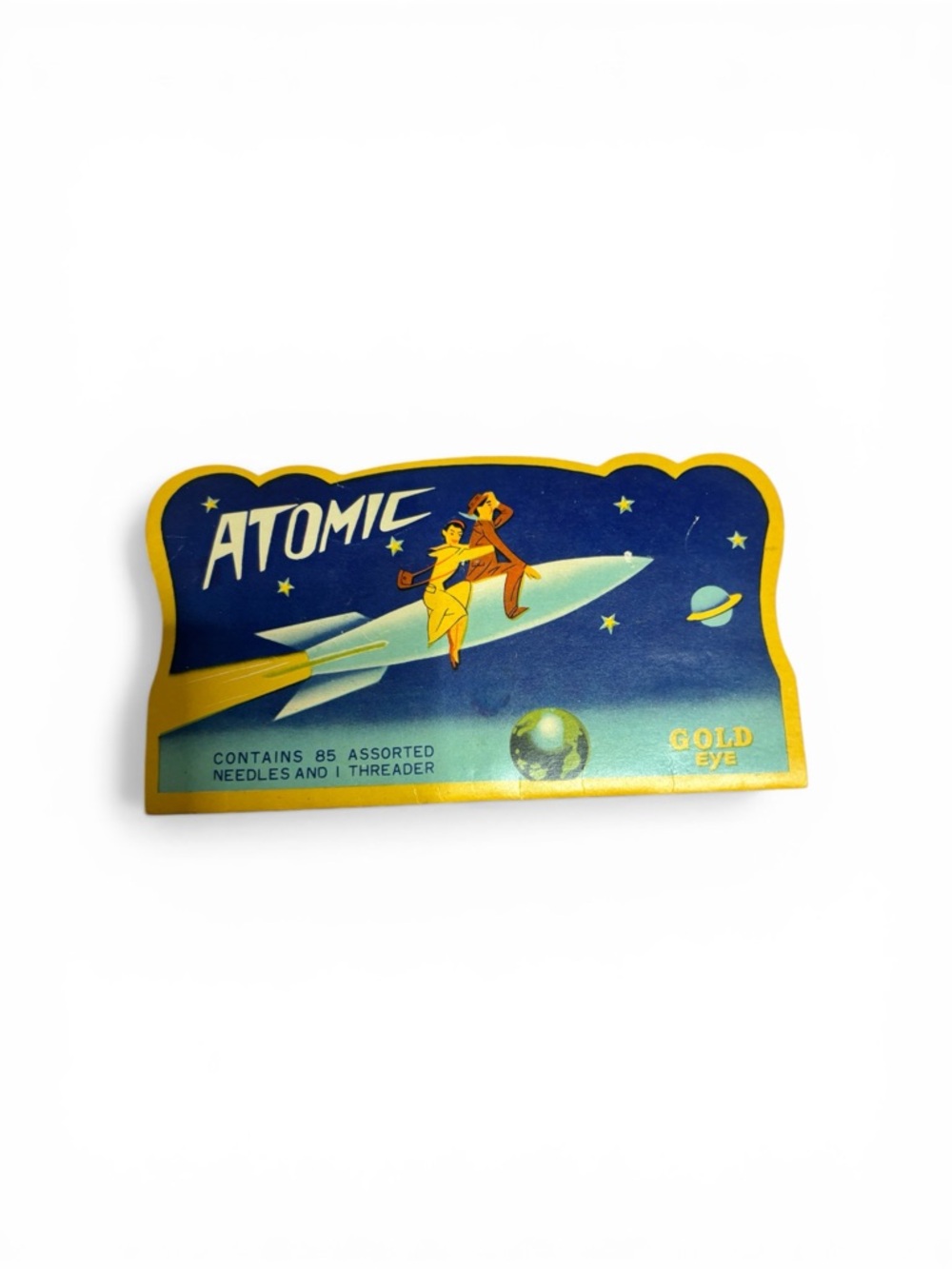 Atomic Gold Eye Vintage Needle Pack - Blue & Yellow